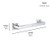 Grohe 409552431 Allure New Grab Bar 12-in., Black