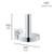 Grohe 409562431 Allure New Spare Paper Holder, Black