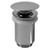 Graff G-9957-BK Push-Top Umbrella Pop-Up Drain without Overflow, Architectural Black