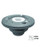 Jaclo 88223-RGH 3" CAST IRON SUB Drain - ROUGH