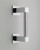 Jaclo H42-BB-32 32" Cubix Luxury Back to Back Grab Handle