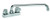 Commercial 4-inch Center Faucet with 12-inch Spout