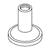 Kohler - 1009888-G - Polished Brass Handle Base