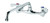 Commercial 8-inch Wall Mounted Kitchen Faucet - 10-inch Spout
