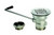Krowne 22-104 Twist Waste Drain Assembly for 3-1/2-inch Sink Openings