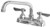 Pasco - 33105-G - 6-inch GOOSE NECK BAR FAUCET