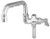 Pasco - 33614-8 - PRE-RINSE ADD-ON-FAUCET-8-inch SPOUT