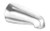 Pasco - 1134-PB - DC TUB SPOUT 1/2-inch IPS FRONT MOUNT, P