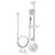 Speakman SM-7050-P Caspian ADA Hand-held Shower/ Tub Combinations in Polished Chrome