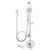 Speakman SM-1450-P Neo ADA Hand-held Shower/ Tub Combinations in Polished Chrome