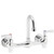 Speakman SC-5742-4 - Commander thru/back faucet with 3 3/4-inch deep gooseneck rigid or swivel with lever handles