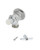 T&S Brass - B-0731-POL - Sill Faucet, 3/4-inch NPT Female Flanged Inlet, Screwdriver Handle, 3/4-inch Hose Thread, Polished