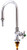 T&S Brass - BL-5705-01 - Lab Faucet, Single Temperature Control, Rigid Gooseneck, Serrated Tip, 1/2-inch NPT Male Inlet