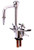 T&S Brass - BL-6005-03 - Lab Fixture, Gas and Water, 2 Gas Cocks, 8-inch Vac. Breaker Gooseneck w/Serrated Tip