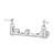 T&S Brass - B-0330-LNM - Double Pantry Rigid Base Faucet, Wall Mount, 8-inch Centers, Less Nozzle (Qty. 6)