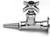 T&S Brass BL-4350-01 Lab Panel Flange, Straight Stop with Serrated Tip Outlet and 3/8 inch NPT Female Inlet