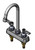 T&S Brass B-1141-02A 4" Deck Mount Workboard Mixing Faucet, Swivel Gooseneck w/ 2.2 GPM Aerator, Lever Handles