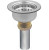 Watts 645 STBN - Specification? Sink Strainer, Heavyweight cup style 304 stainless steel with 1-1/2 x 4-inch Tailpiece