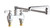Chicago Faucets - 891-DJ18E1ABCP - Bar Sink Faucet - Service Sink Faucet