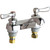 Chicago Faucets 802-VE64VPABCP Hot and Cold Water Sink Faucet