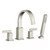 American Standard 7184901.295 Times Square Deck-Mount Tub Filler w/ Personal Handshower (Brushed Nickel)