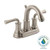 American Standard 7420201.295 Portsmouth 2-Handle 4" Centerset High-Arc Bathroom Faucet w/ Lever Handles (Brushed Nickel)
