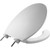 7650TDG 000 - Bemis Elongated Open Front With Cover Hospitality Plastic Toilet Seat, White
