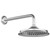 Graff G-8371-BAU Finezza Showerhead with Traditional Arm, 24K Brushed Gold Plated