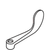Kohler 41063-C-CP - 4" Polished Chrome Cold  Wrist Handle