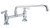 Krowne 15-810L - Low Lead Royal Series 8-inch Bridge Faucet with 10-inch Spout