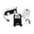 Flushmate K-100100 On-Wall Intelli-Flush Automated Flushing System with White Trim for 503, 503H, and 504 Series