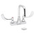 Speakman SC-3094-12 - Commander centerset faucet with 12-inch deep tubular swing spout rigid or swivel and 4-inch wrist blade handles