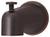 Symmons 552TSD-SBZ Elm Diverter Tub Spout
