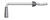T&S Brass 010393-45XS - Short Twist Waste Valve Handle Assembly