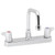 Speakman SC-5728-12 - Commander centerset faucet with 12-inch deep tubular swing spout rigid or swivel and wing handles