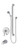 Symmons S-9604-PLR Origins Tub/Hand Shower Unit