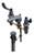 T&S Brass - B-2991-PWH4 - 8-inch c/c WIDESPREAD Faucet - 5-inch CAST SPOUT, SLOW CLOSE SELF-CLOSE CTG, 4-inch W.A.HANDLES, POP-UP