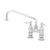 T&S Brass B-2283-065X - Double Pantry Faucet, 4" Deck Mount, 18" Swing Nozzle, 1/2" Npt Male Inlets