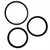 Chicago Faucets - 2300-011KJKABNF - QUAD RING & SLIP WASHER