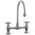 Cifial 267.270.620 - High Gooseneck Bridge Kitchen or Bar Faucet - Satin Nickel