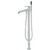 Cheviot 6050-CH Free Standing Bathtub Filler with Hand Shower, Chrome Faucet