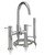 Cheviot 7512-BN CONTEMPORARY Rim Mount Bathtub Filler with Hand Shower, Brushed Nickel Faucet