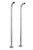 Cheviot 3965-AB Free Standing Heavy Duty Water Supply Lines, Antique Bronze Faucet