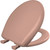 200SLOWT 243 - Bemis Round Plastic Toilet Seat with Whisper-Close Hinge, Wild Rose