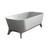 Cheviot 4173-WW PALERMO Solid Surface Bathtub, Glossy White Tub