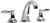 Graff G-1900-LM14 - Topaz Widespread Lavatory Faucet
