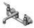 T&S Brass B-0230-01-QT - Mixing Faucet, 8-inch Wall Mount, 6-inch Cast Spout W/ Aerator, Lever Handles, Qt Eternas