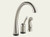 Delta 4380T-SS-DST - Delta Pilar: Single Handle Kitchen Faucet  With Touch2O Technology(R) And Spray, With Sidespray - Stainless