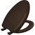 1200SLOWT 248 - Bemis Elongated Plastic Toilet Seat with Whisper-Close Hinge, Espresso Brown