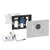 Geberit 115.890.SN.6 Toilet Flush Control with Electronic Flush Actuator